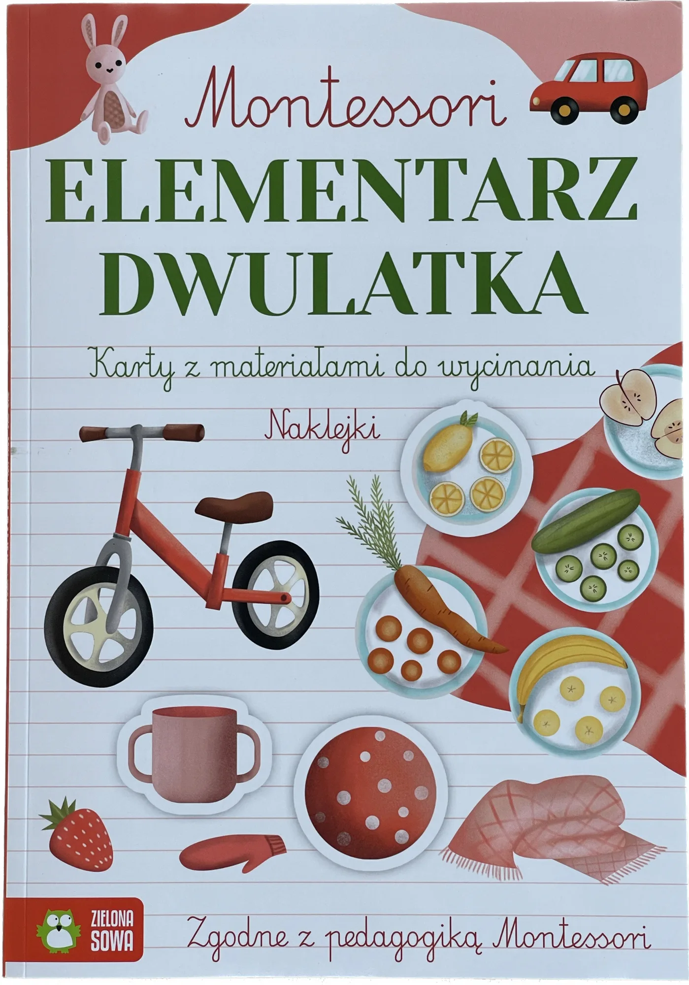Okładka: Elementarz dwulatka 2 LATKA EDUKACYJNA MONTESSORI