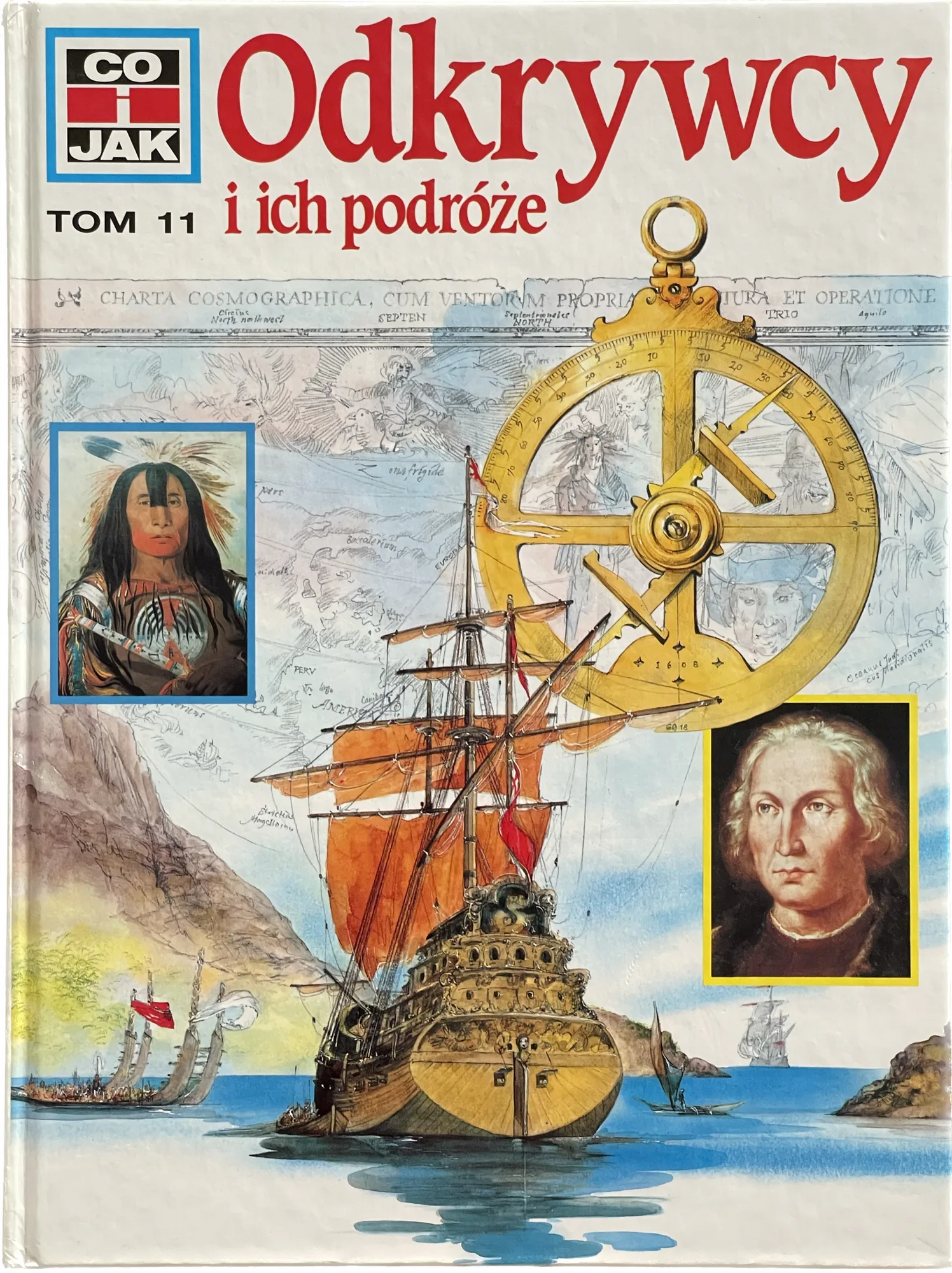 Okładka: Odkrywcy i ich podróże seria CO i JAK album bdb