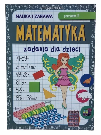 Okładka: matematyka kl. 2 zadania zeszyt ćwiczeń ćwiczenia