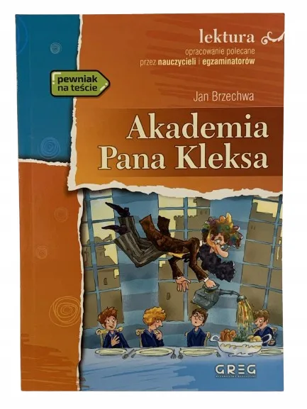 Okładka: AKADEMIA PANA KLEKSA JAN BRZECHWA z opracowaniem