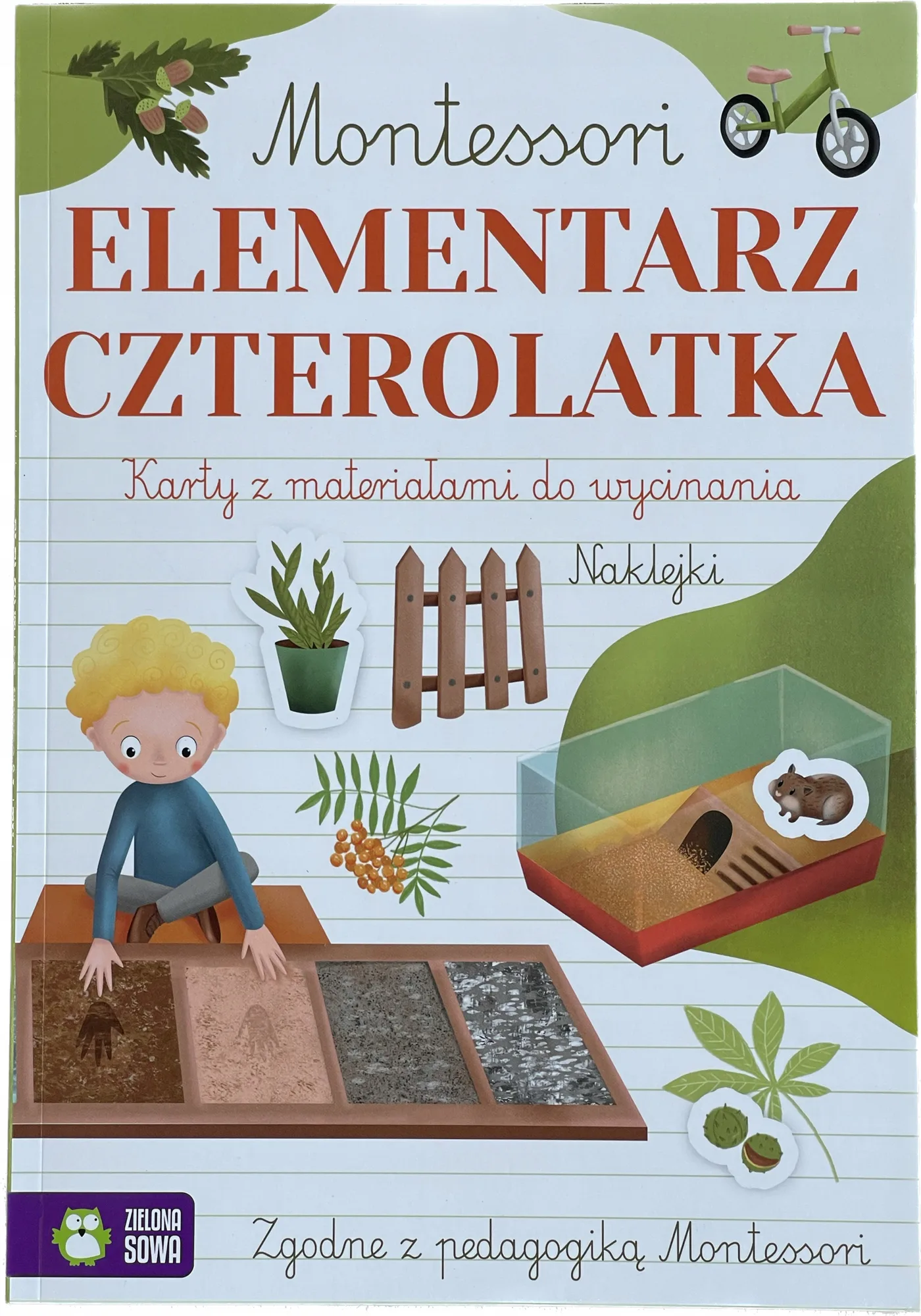 Okładka: Elementarz czterolatka 4 LATA EDUKACYJNA MONTESSOR