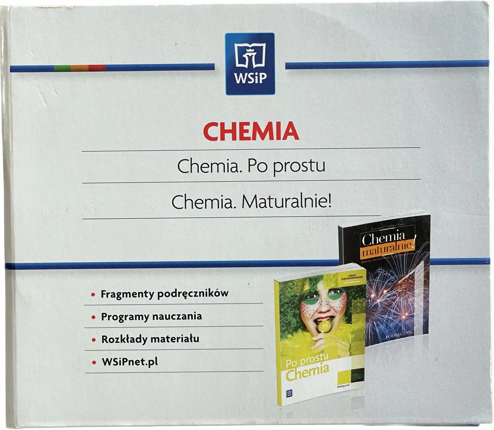 Okładka: CHEMIA liceum szkoła średnia cd nauczyciela WSIP