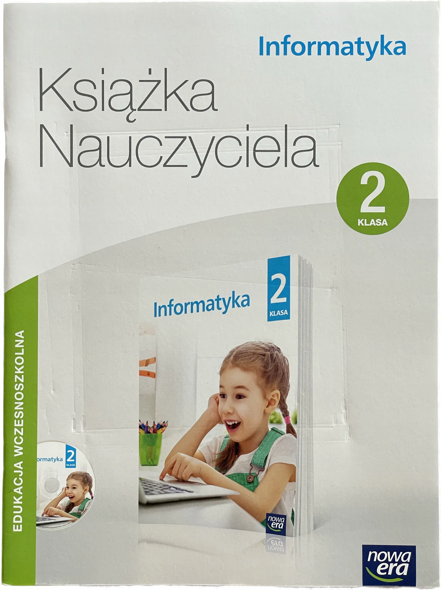 Okładka: WIELKA PRZYGODA klasa 2 informatyka ksiązka nauczyciela płyta cd NOWA ERA