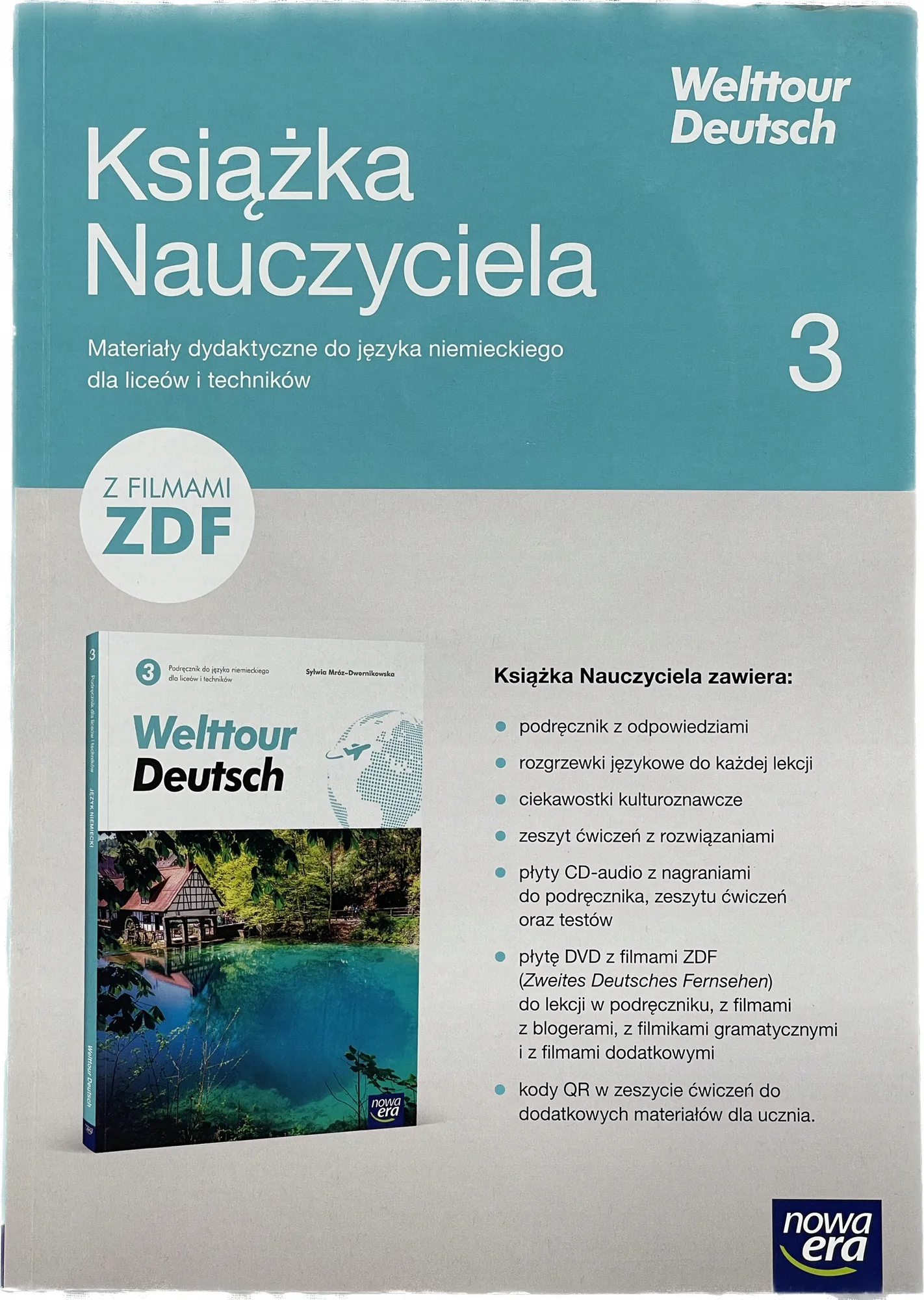 Okładka: WELTTOUR DEUTSCH 3 ksiązka nauczyciela 2 cd 1 dvd