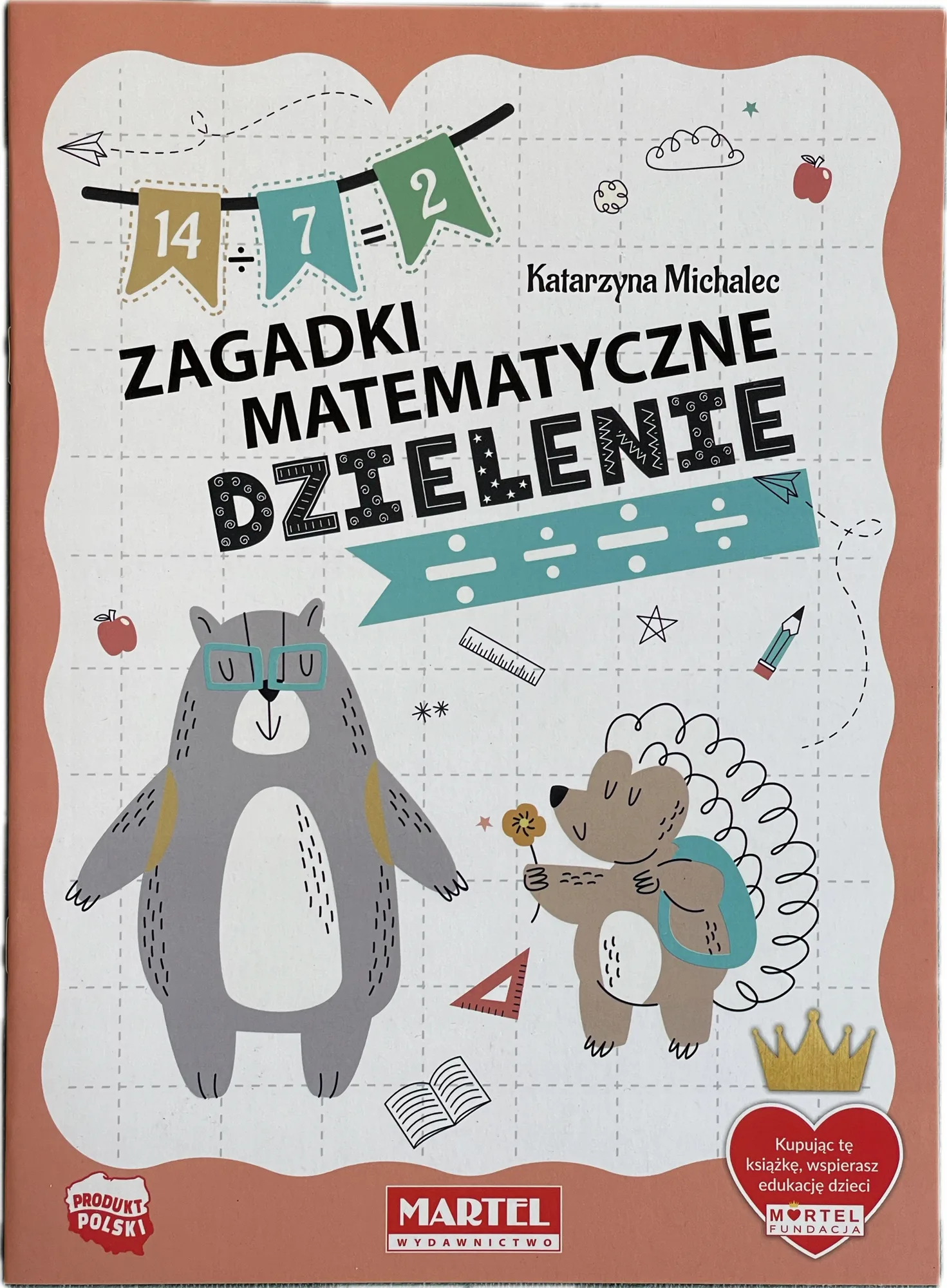 Okładka: MATEMATYKA klasa 2 3 proste zdania ćwiczenia dzielenie A4