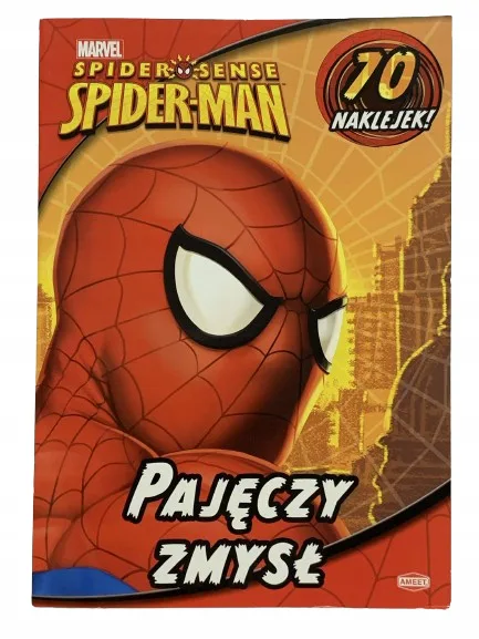 Okładka: książeczka z naklejkami Spider-man MARVEL A4