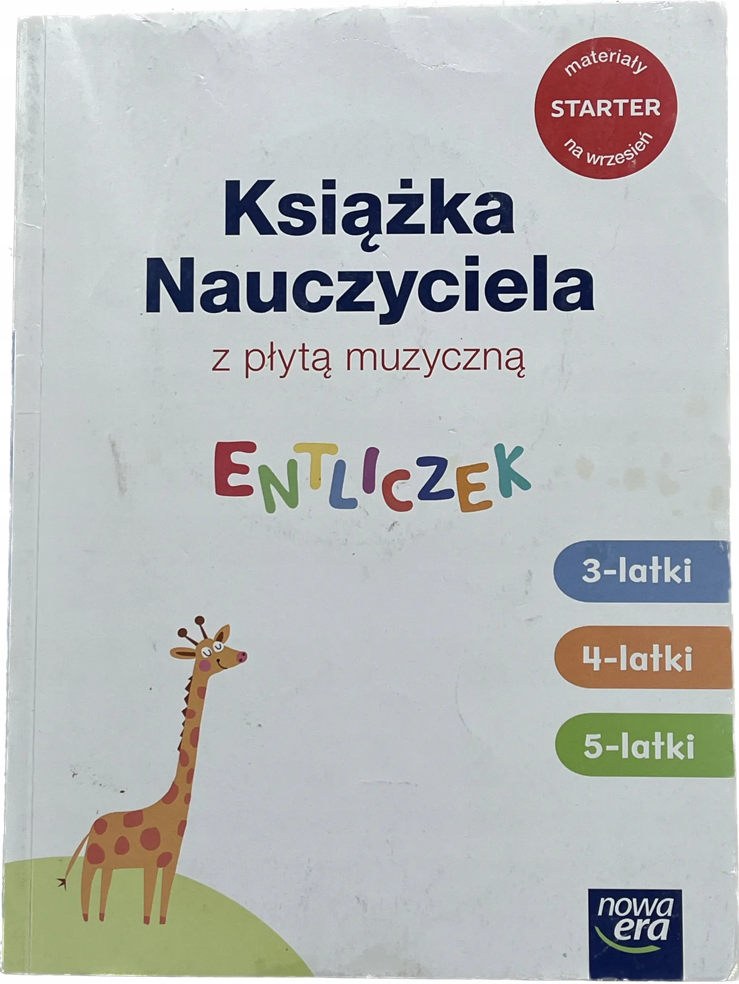 Okładka: Entliczek 3-latki 4-LATKI 5-LATKI książka nauczyciela PŁYTA CD STARTER
