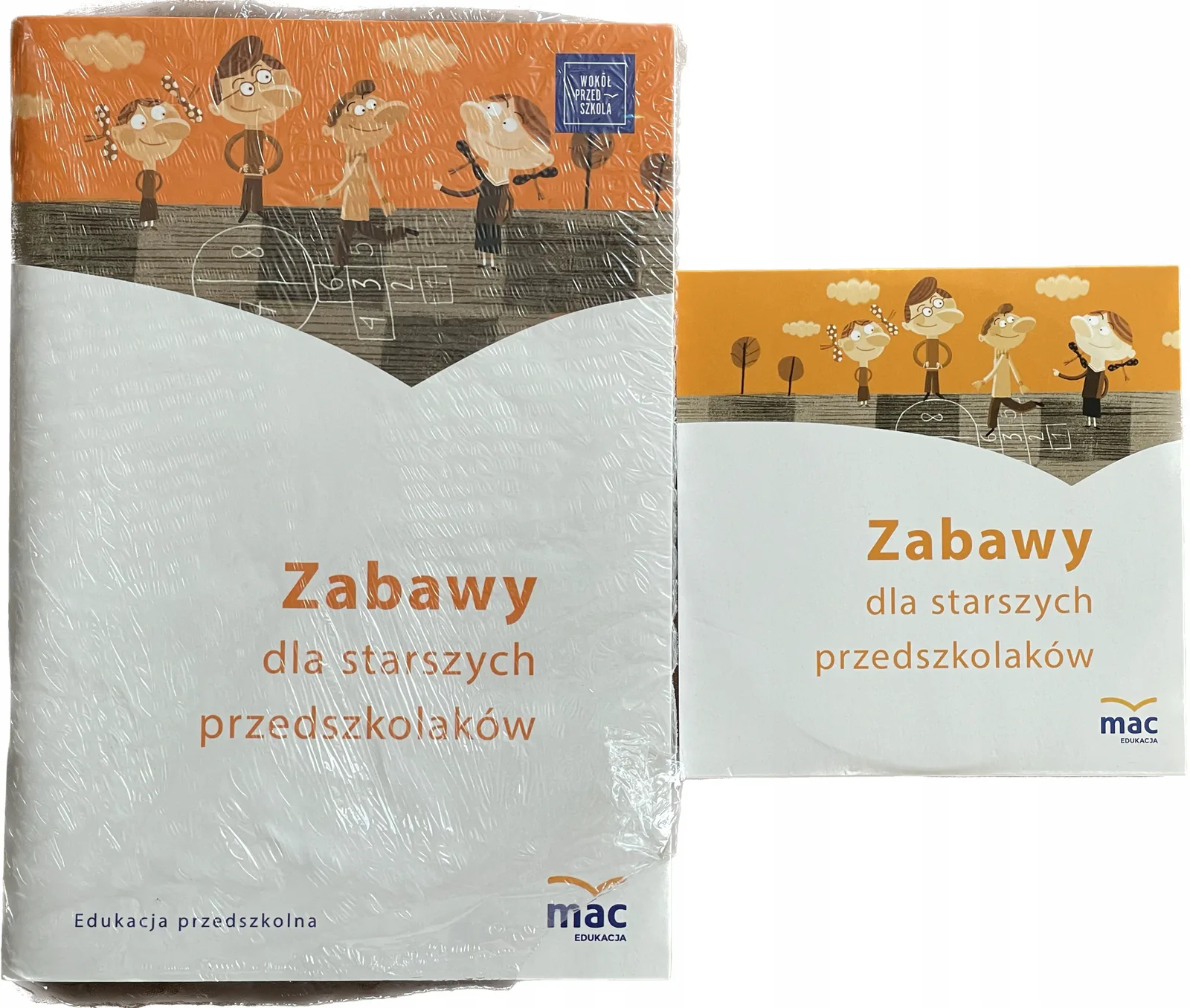 Okładka: ZABAWY dla starszych przedszkolaków MAC KSIĄZKA + PŁYTA cd