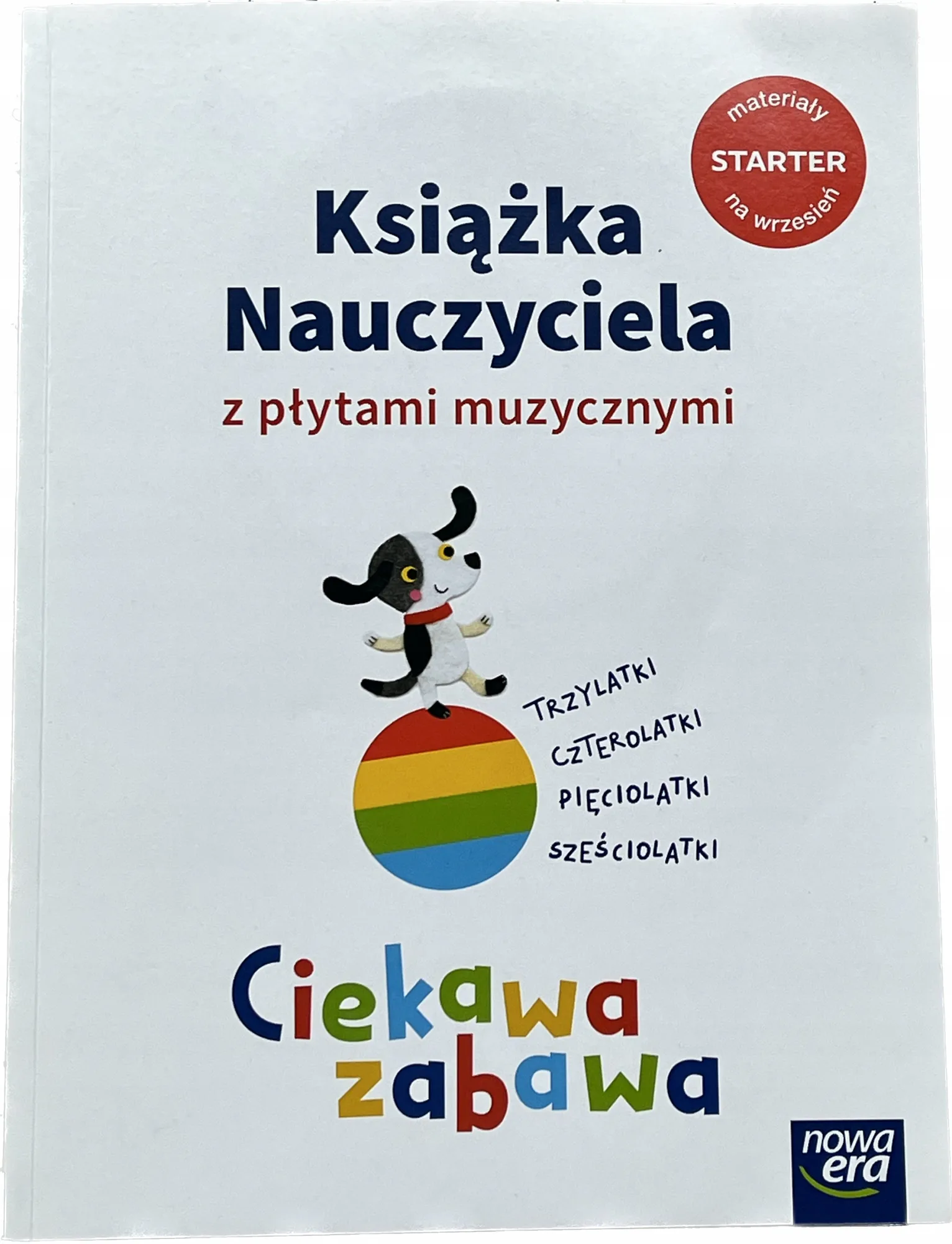 Okładka: Ciekawa zabawa książka nauczyciela 3 4 5 6 latki + dwie płyty cd starter NE