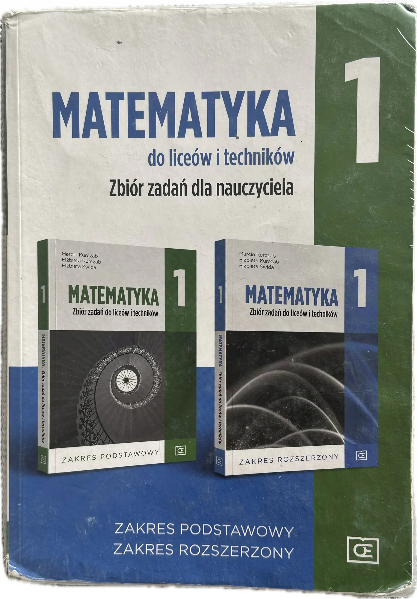 Okładka: Matematyka KLASA 1 PAZDRO KSIĄŻKA zbiór zadań NAUCZYCIELA OE