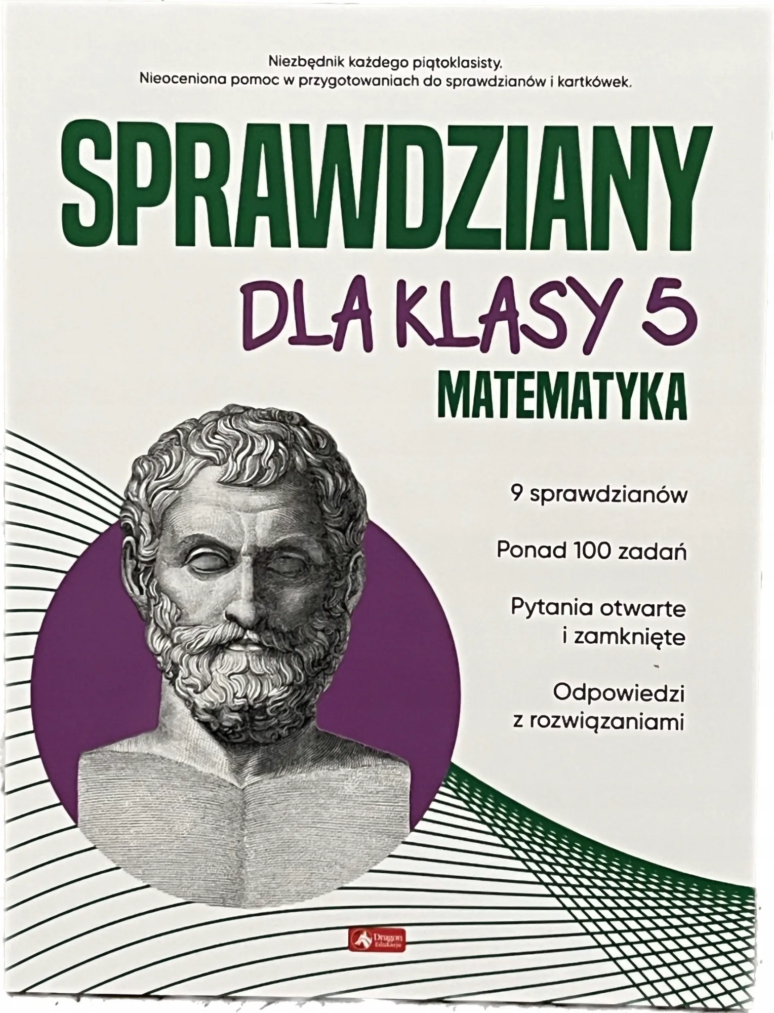 Okładka: MATEMATYKA klasa 5 SPRAWDZIANY testy karty pracy do ćwiczenia