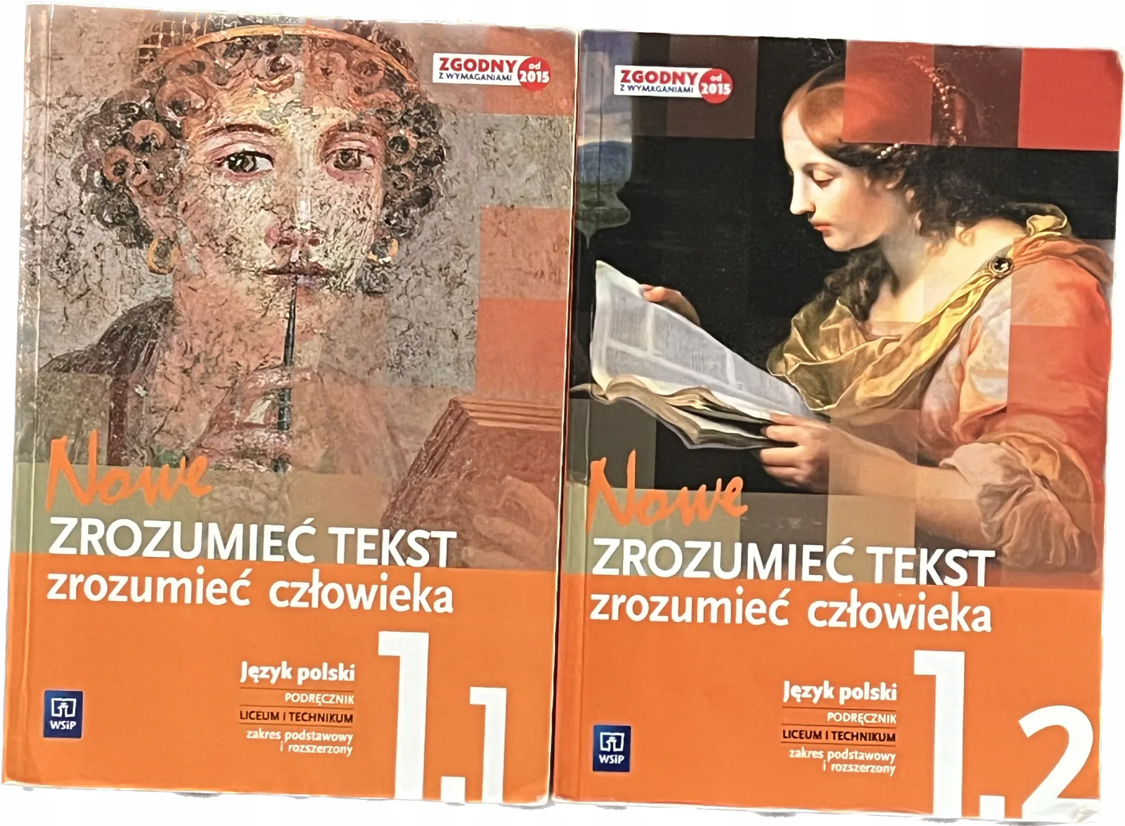 Okładka: Nowe Zrozumieć tekst zrozumieć człowieka klasa 1 część 1 2 Podręcznik LO