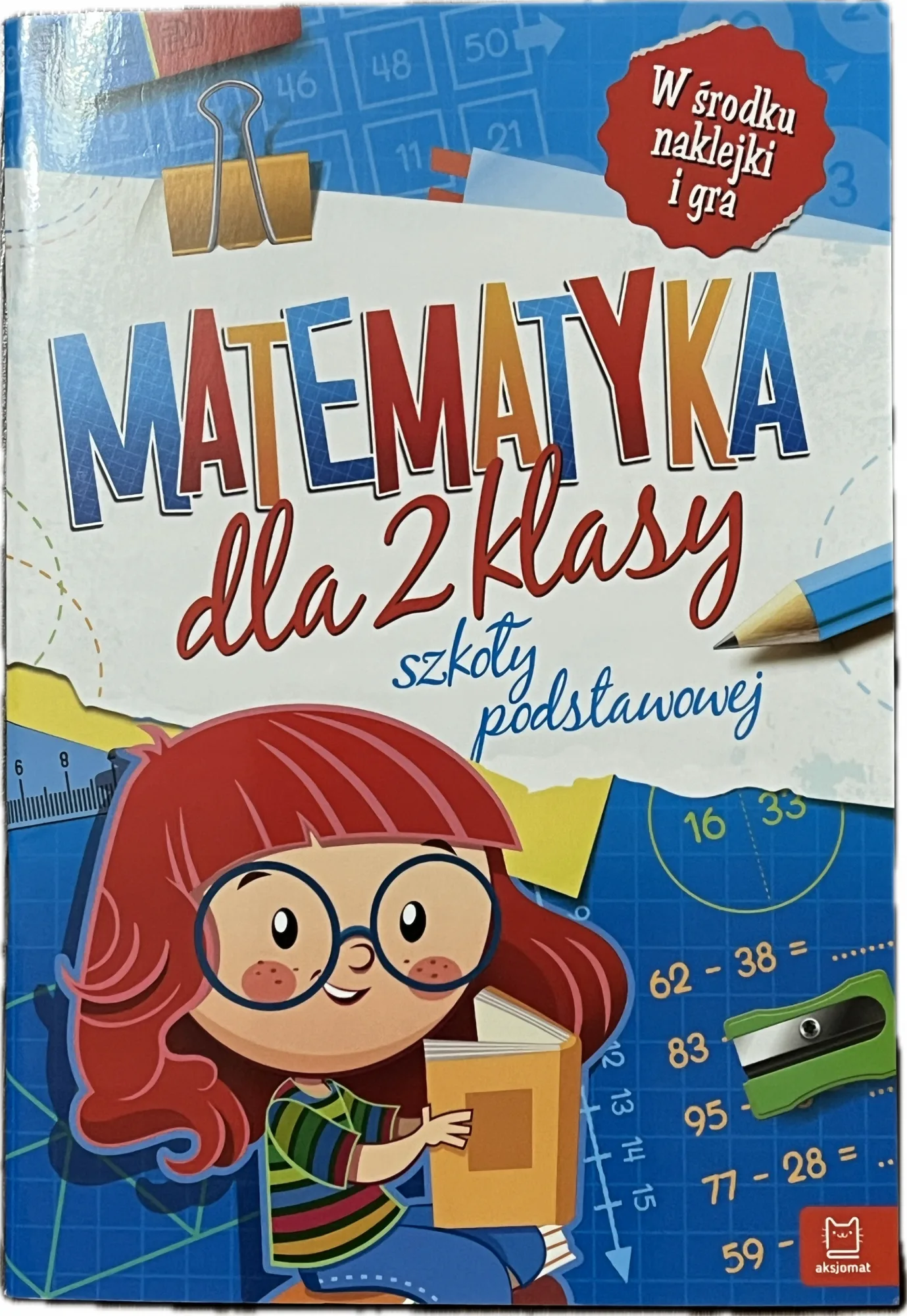 Okładka: matematyka ćwiczenia karty pracy klasa 2 ZESZYT ĆWICZEŃ ZADANIA