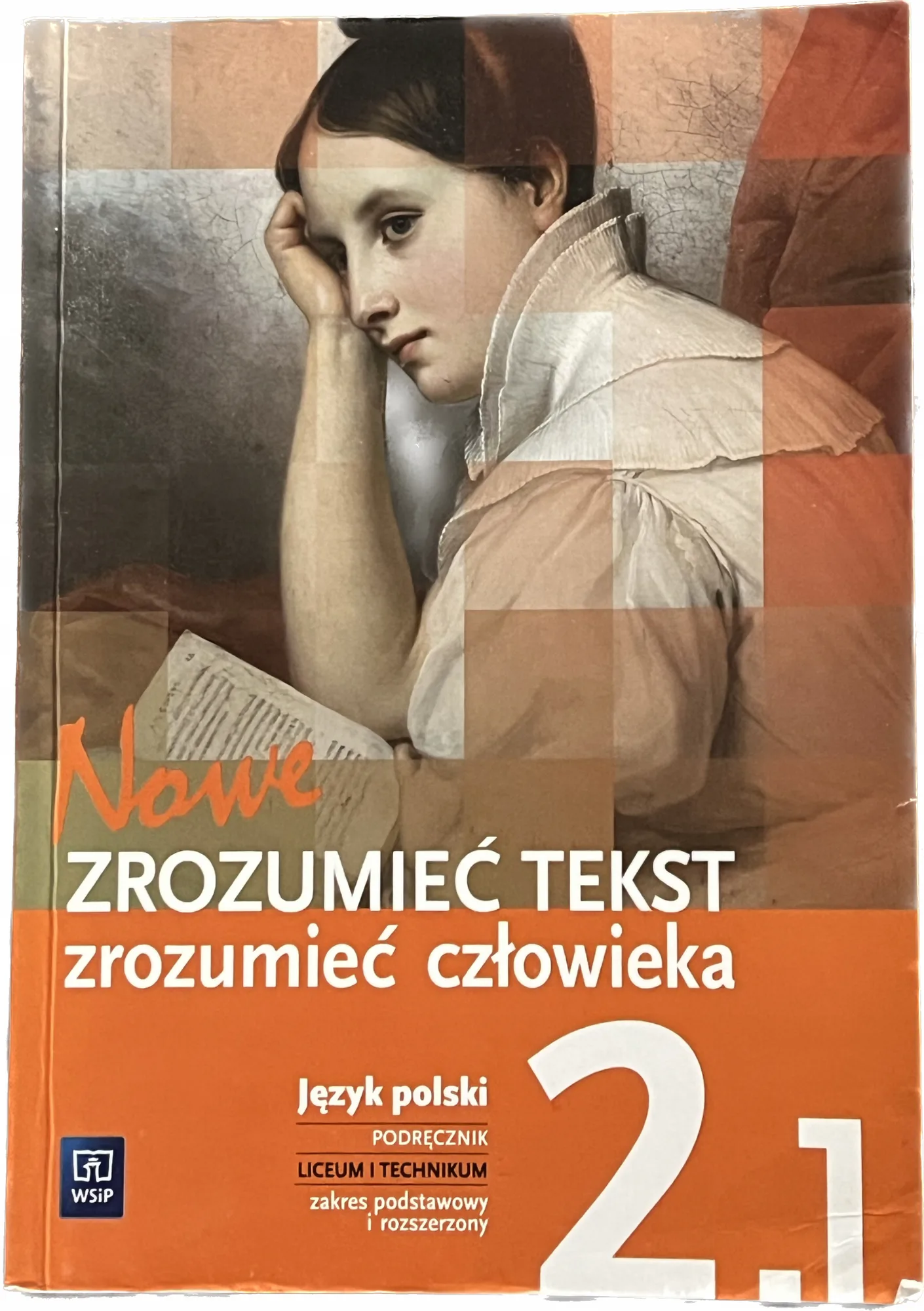 Okładka: Nowe Zrozumieć tekst zrozumieć człowieka klasa 2 część 1 Podręcznik LO
