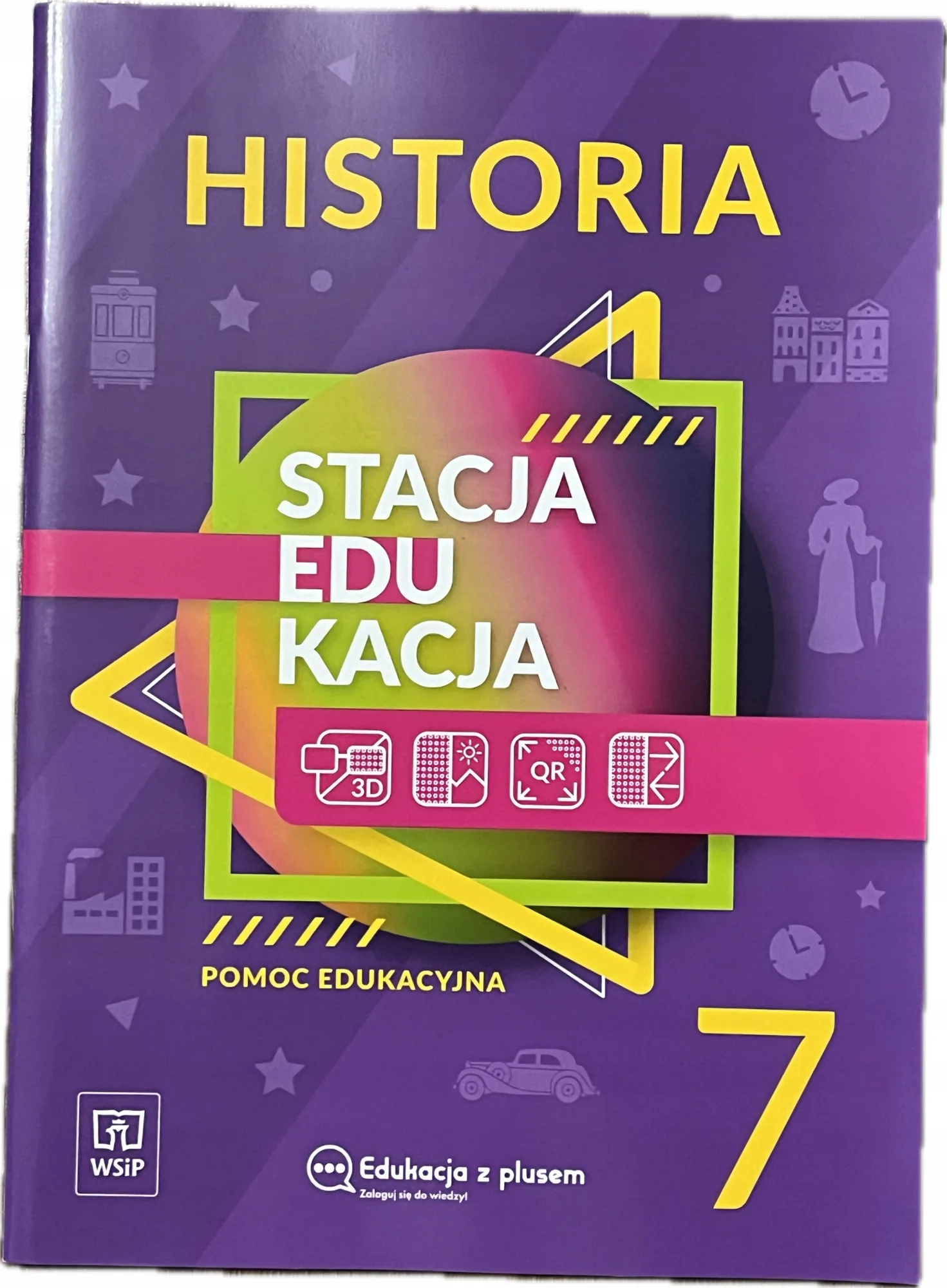 Okładka: HISTORIA klasa 7 WSIP pomoce edukacyjne ściąga STACJA EDUKACJA z plusem