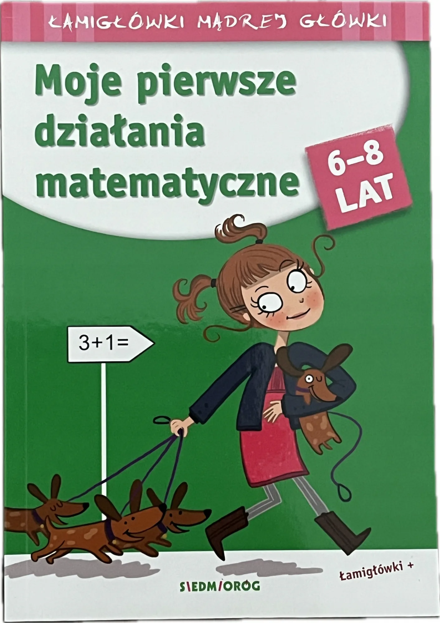 Okładka: Karty pracy ćwiczenia ZADANIA matematyka 6 7 8 lat KLASA 1 2 łamigłówki