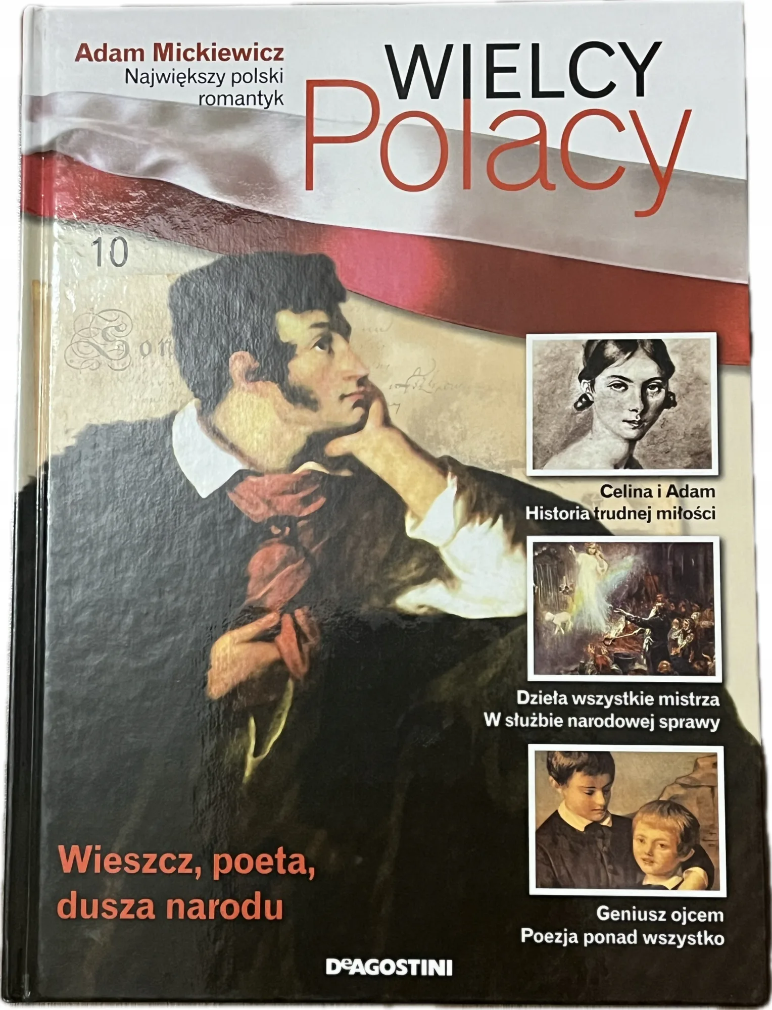 Okładka: WIELCY POLACY ADAM MICKIEWICZ POLSKI ROMANTYK A4