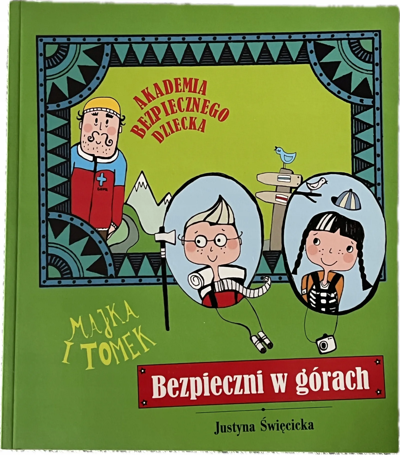 Okładka: Akademia bezpiecznego dziecka bezpieczni w górach GOPR TOPR tel alarmowe