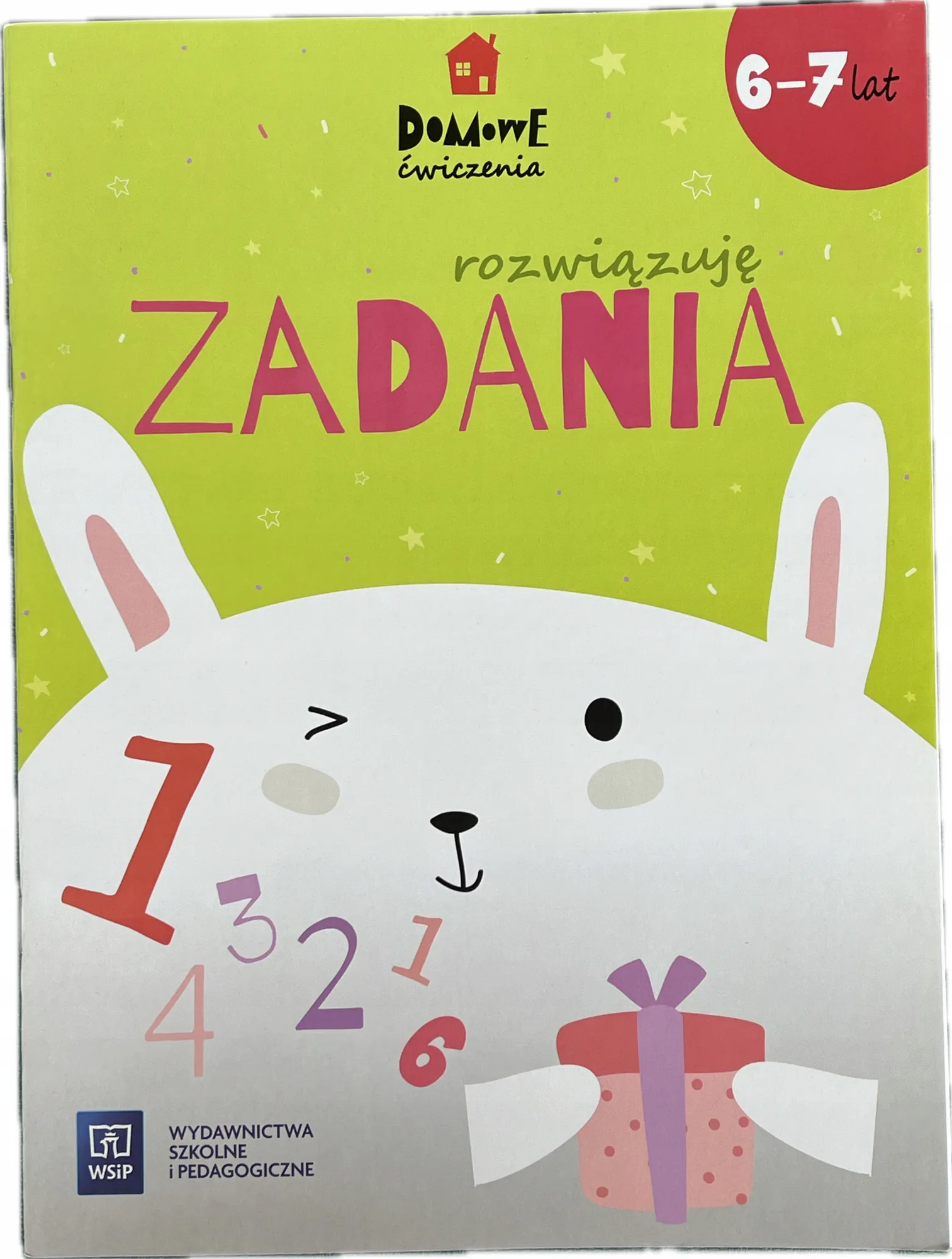 Okładka: MATEMATYKA zadania z treścią zbiór zadań klasa 1 ćwiczenia WSIP 6 7 LAT