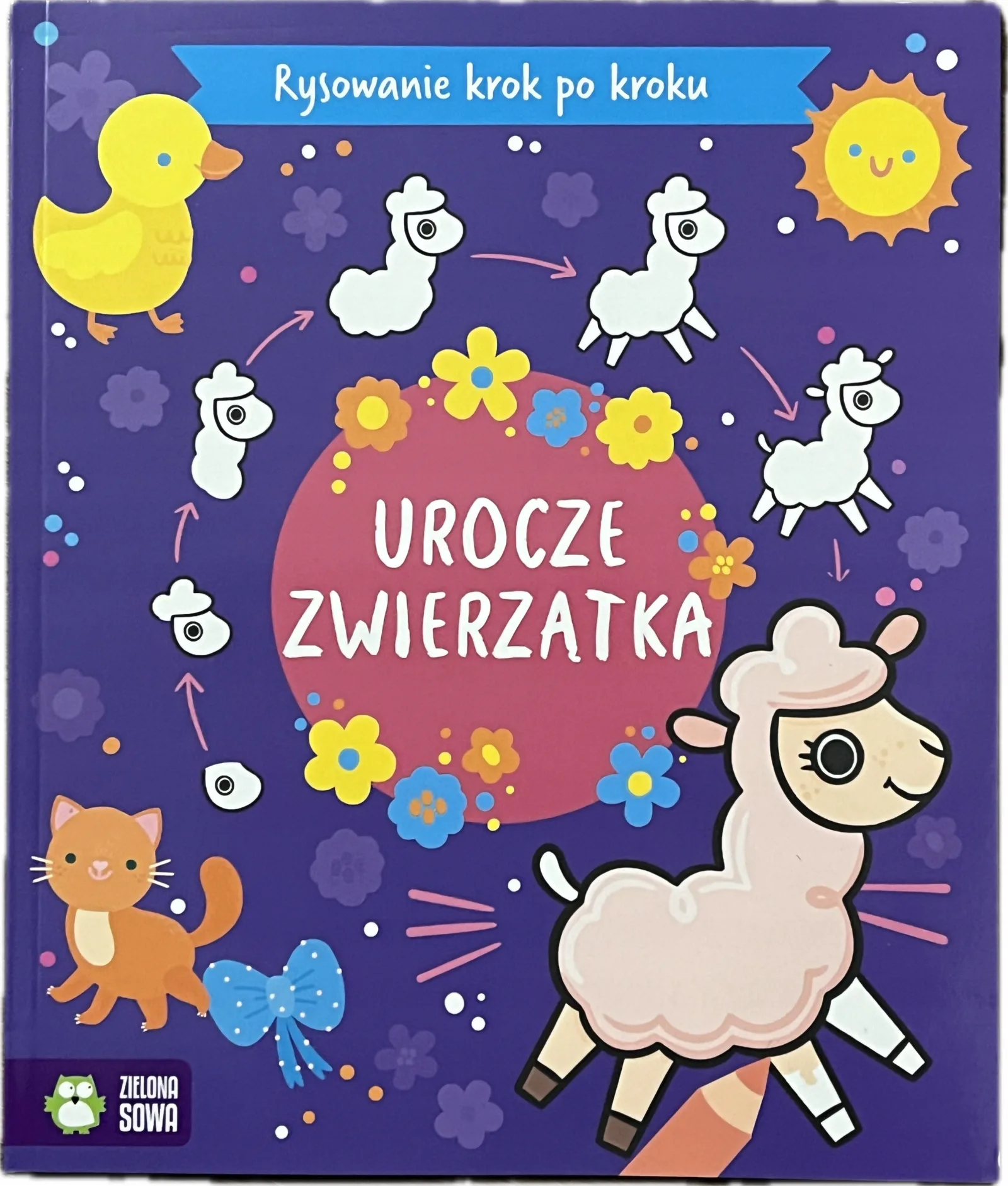 Okładka: Nauka rysowania rysunku kurs dla dzieci MALUCHÓW 4 5 6 LAT KROK PO KROKU