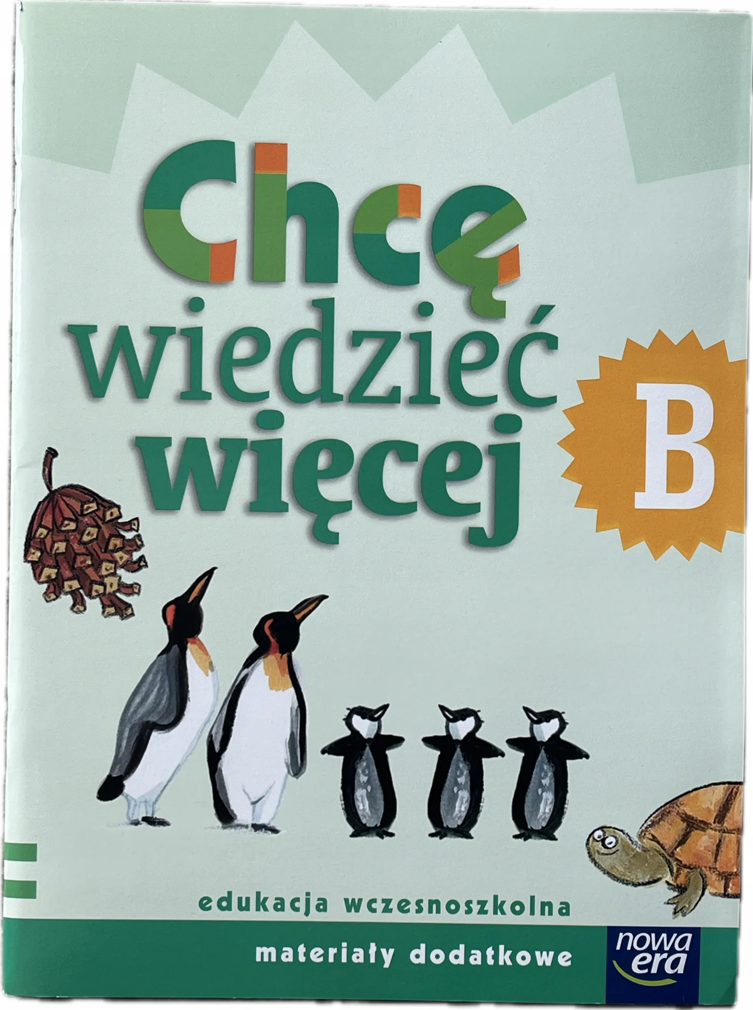 Okładka: ĆWICZENIA karty pracy 7 8 lat 1 2 klasa NOWA ERA Chcę wiedzieć wiecej B