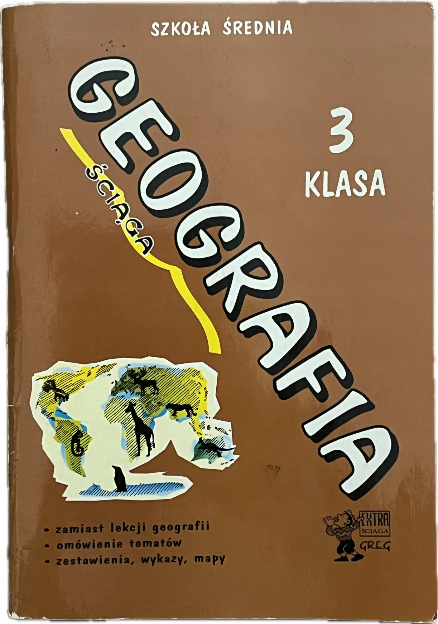 Okładka: liceum MATURA GEOGRAFIA Polski ściąga vademecum LO GREG POLSKA 3