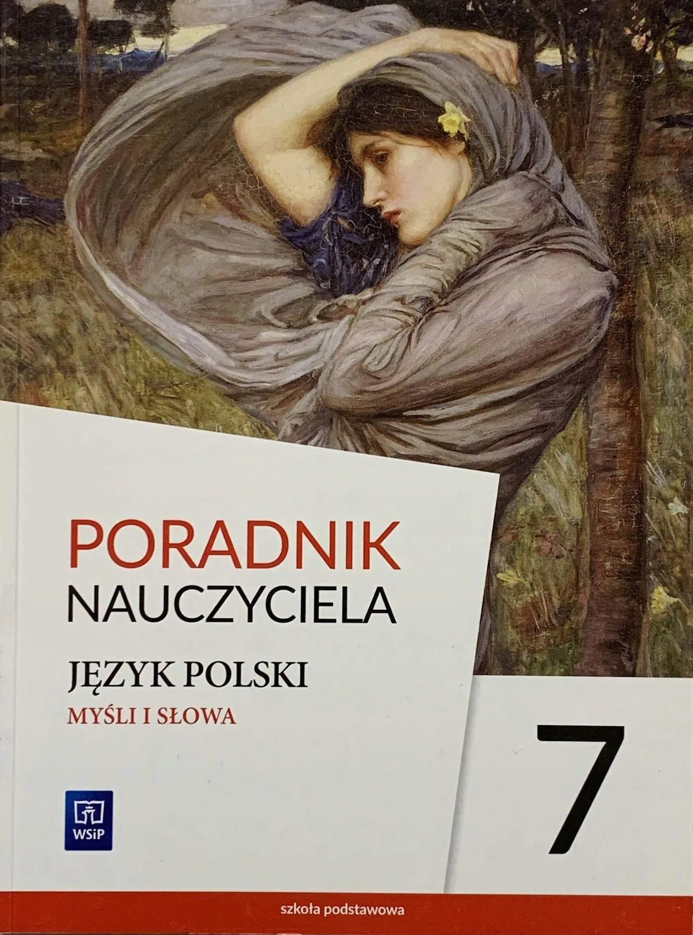 Okładka: Myśli i słowa 7 ksiązka poradnik nauczyciela 2017