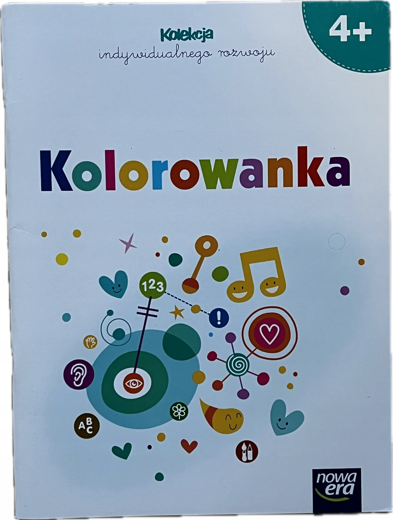 Okładka: kolorowanka 4 LATKA 4+ A4 NOWA ERA kolorowanki dla maluchów czterolatek