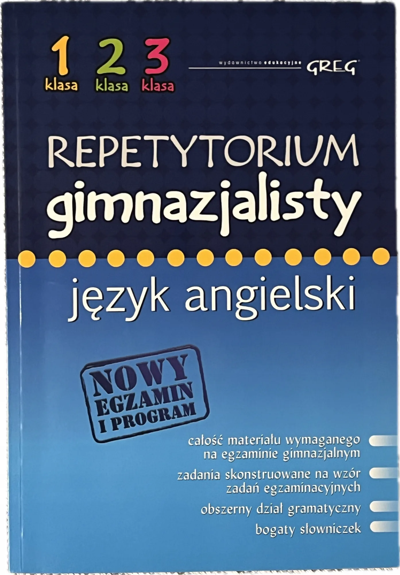 Okładka: Język angielski KLASA 7 8 ściąga repetytorium DO GIMNAZJUM