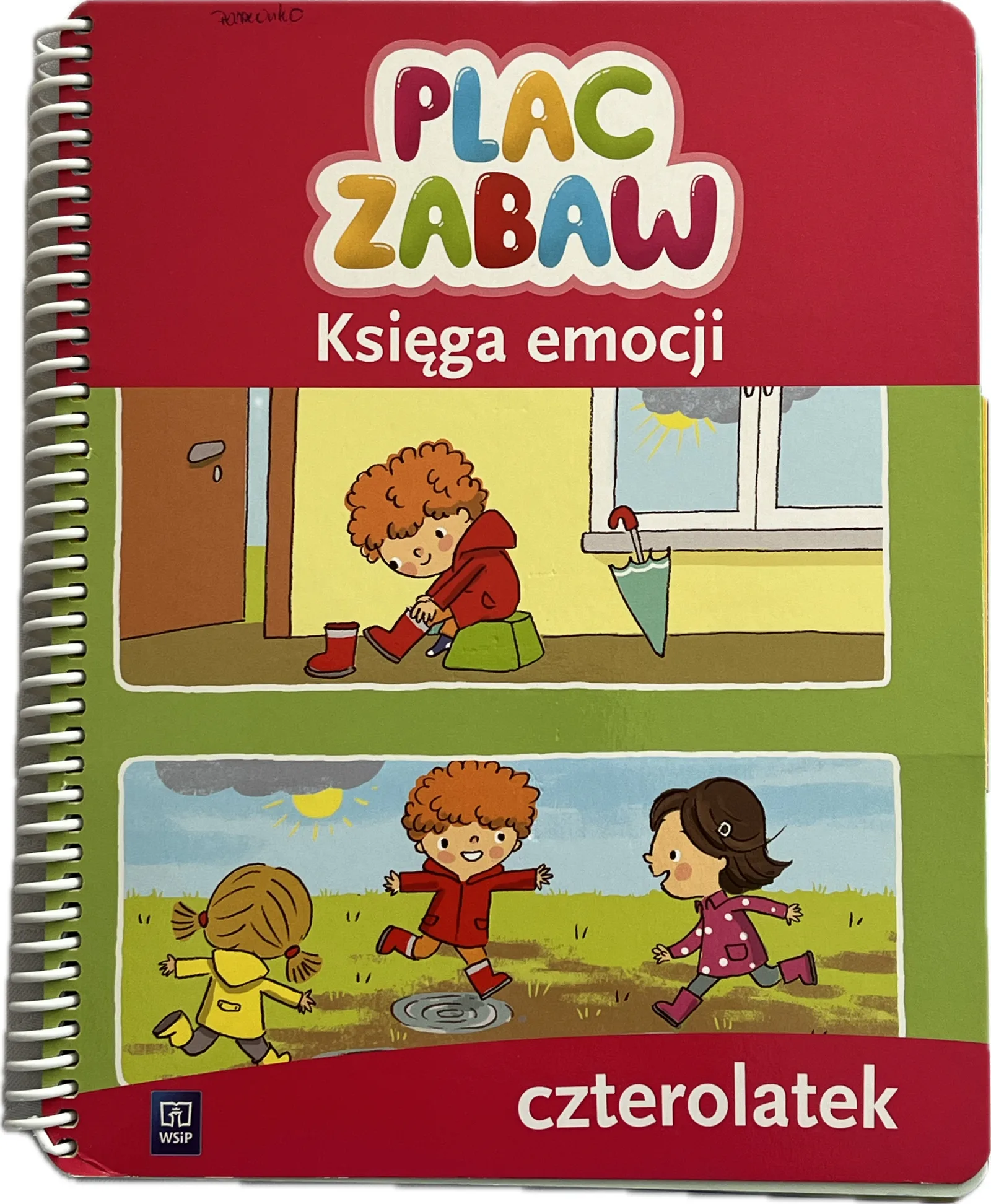 Okładka: Plac zabaw czterolatek 4 lata Księga emocji EMOCJE bdb