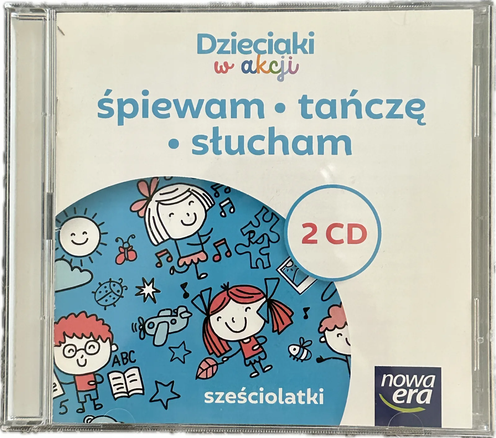 Okładka: Sześciolatki Dzieciaki w akcji 2 cd piosenki utwory ŚPIEWAM TAŃCZĘ SŁucham