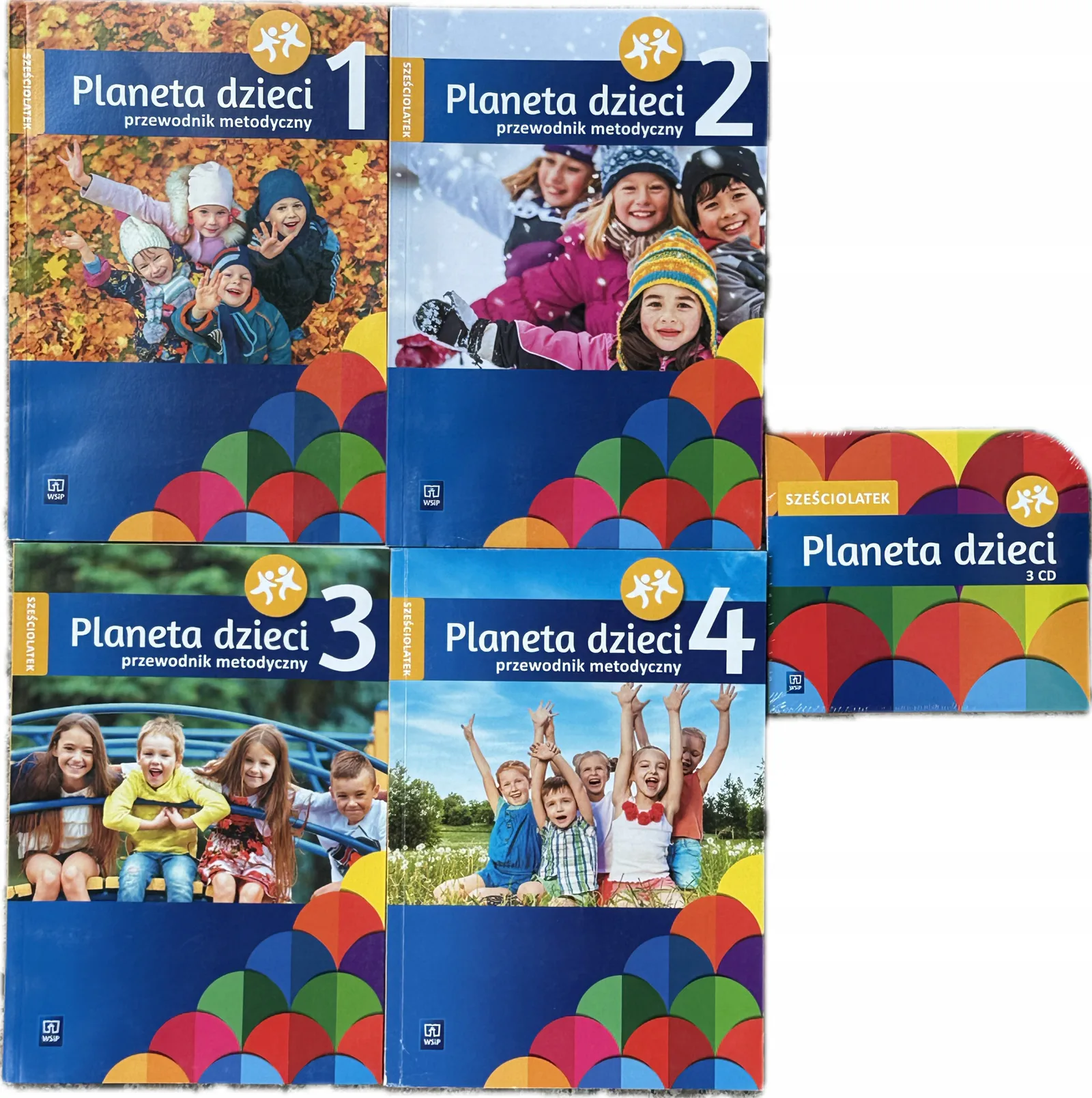 Okładka: Planeta dzieci sześciolatek książka nauczyciela 6 LAT płyty 3 cd komplet