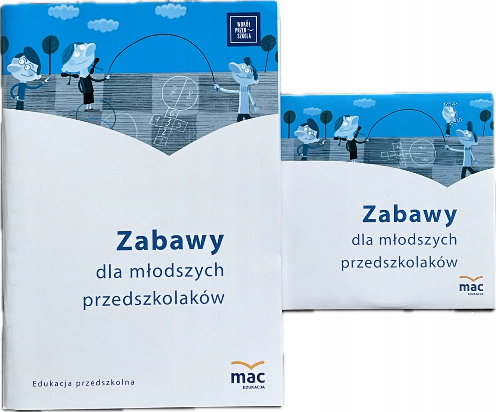 Okładka: ZABAWY dla MŁODSZYCH przedszkolaków MAC KSIĄZKA + PŁYTA cd 3 4 LATA
