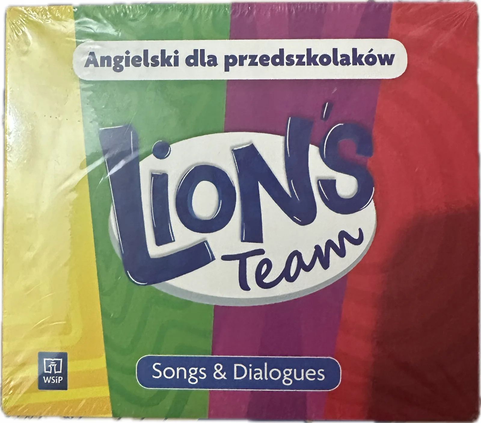 Okładka: LIONS Team płyty cd audio piosenki dialogi ANGIELSKI dla przedszkolaków
