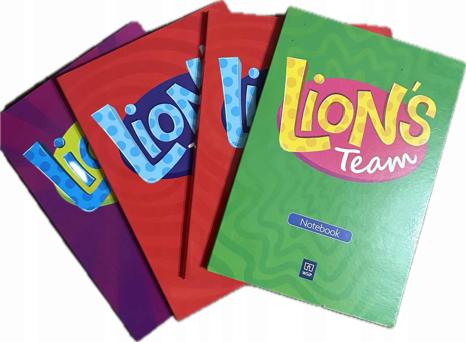 Okładka: Lions team notebook notatnik notes z naklejkami