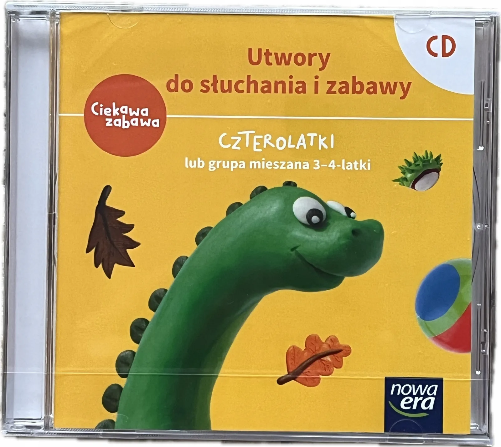 Okładka: Czterolatki 3-4 latki ciekawa zabawa płyta cd utwory do słuchania i zabawy