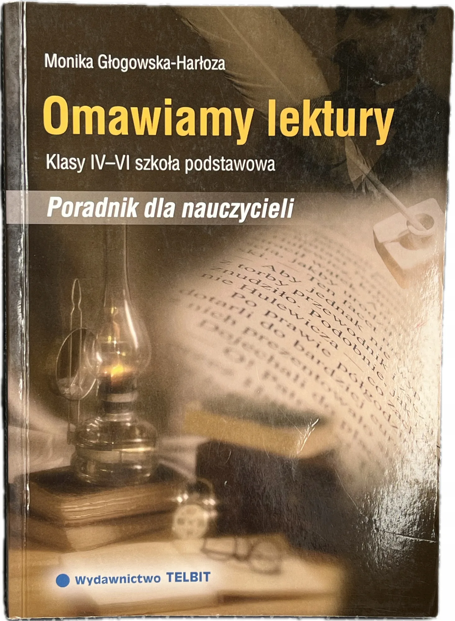 Okładka: Omawiamy lektury klasa 4 5 6 poradnika dla nauczyciela problematyka plan