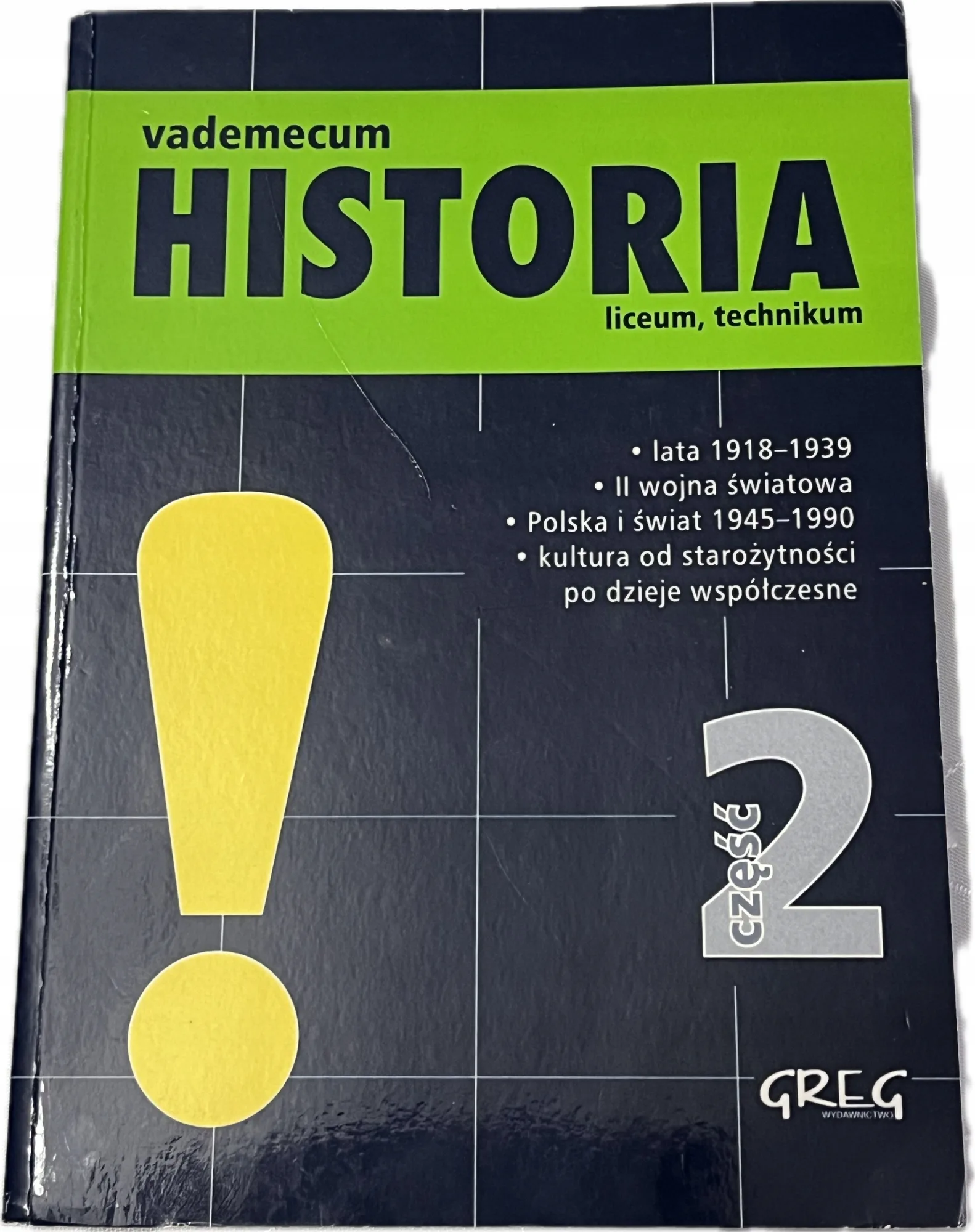 Okładka: HISTORIA LO ściąga repetytorium powtórka matura część 2