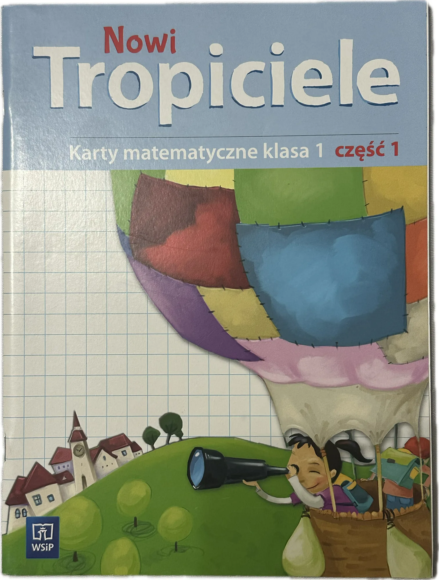 Okładka: Nowi Tropiciele karty matematyczne klasa 1 część 1 ćwiczenia matematyka