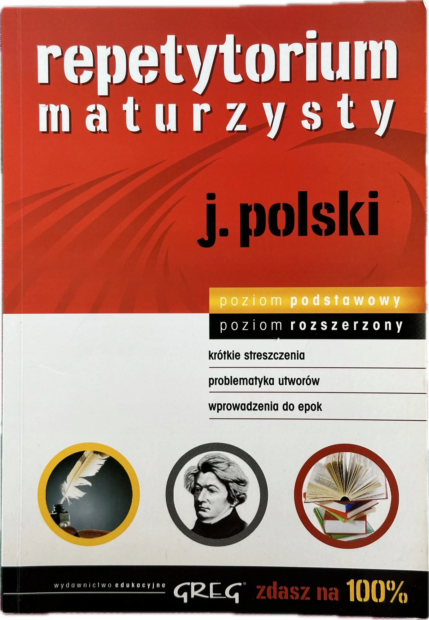 Okładka: Język polski liceum repetytorium ściąga matura LO