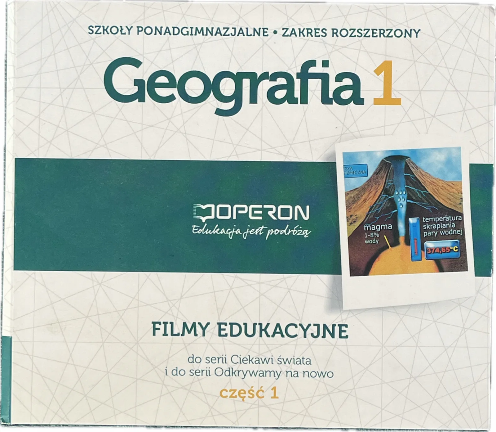 Okładka: Geografia płyta CD OPERON filmy edukacyjne część 1 liceum ZR