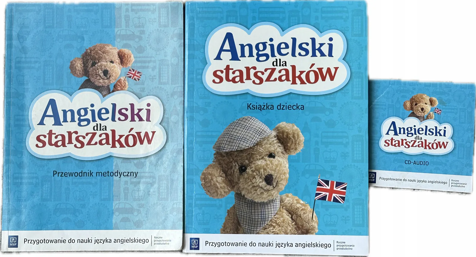 Okładka: Angielski dla starszaków ksiązka dziecka przewodnik nauczyciela płyta cd