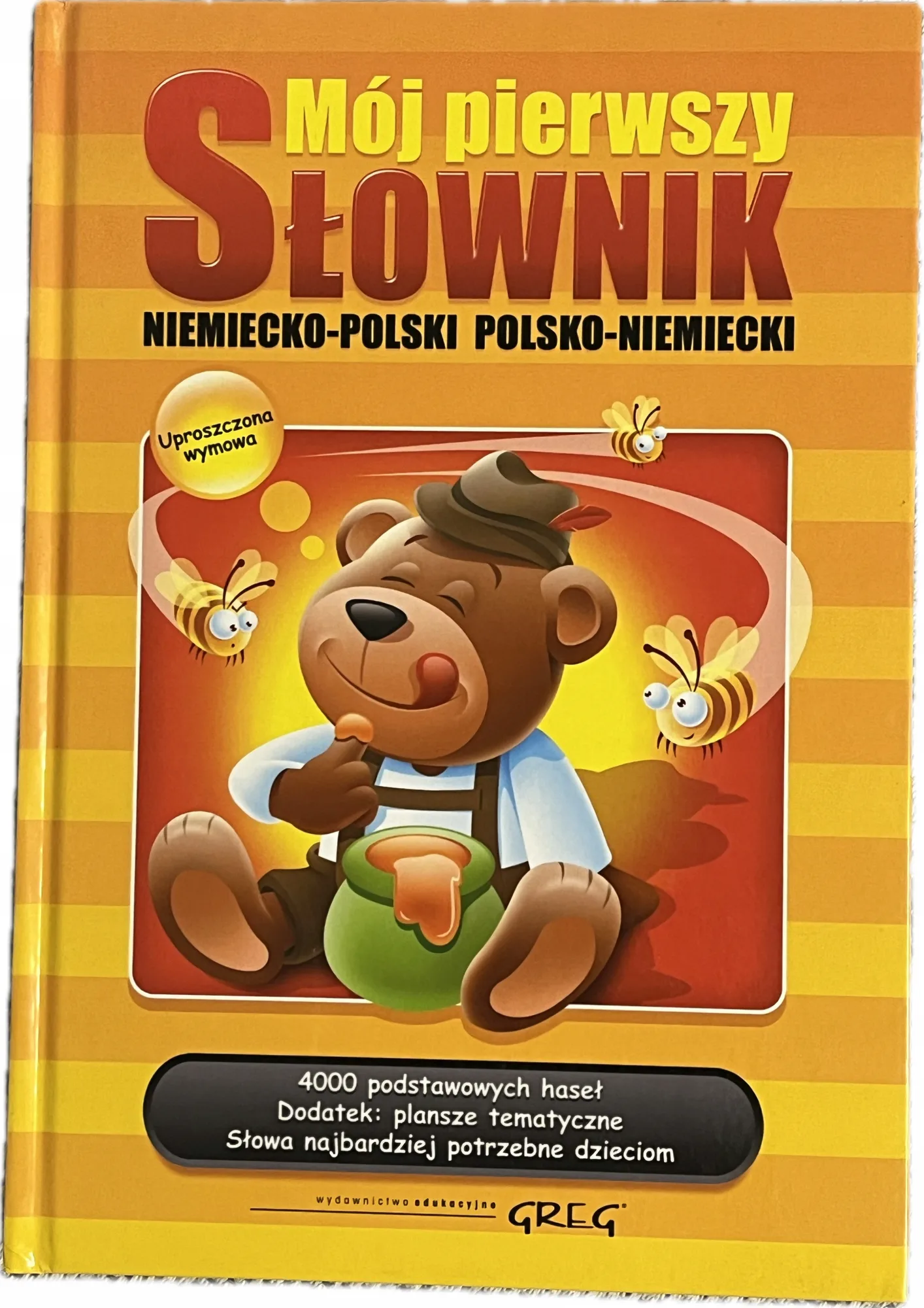 Okładka: Mój pierwszy słowniczek Niemiecko -Polski i Polsko-niemiecki dla dzieci