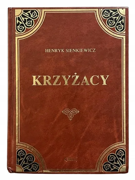 Okładka: Krzyżacy Sienkiewicz lektura z opracowaniem skóra