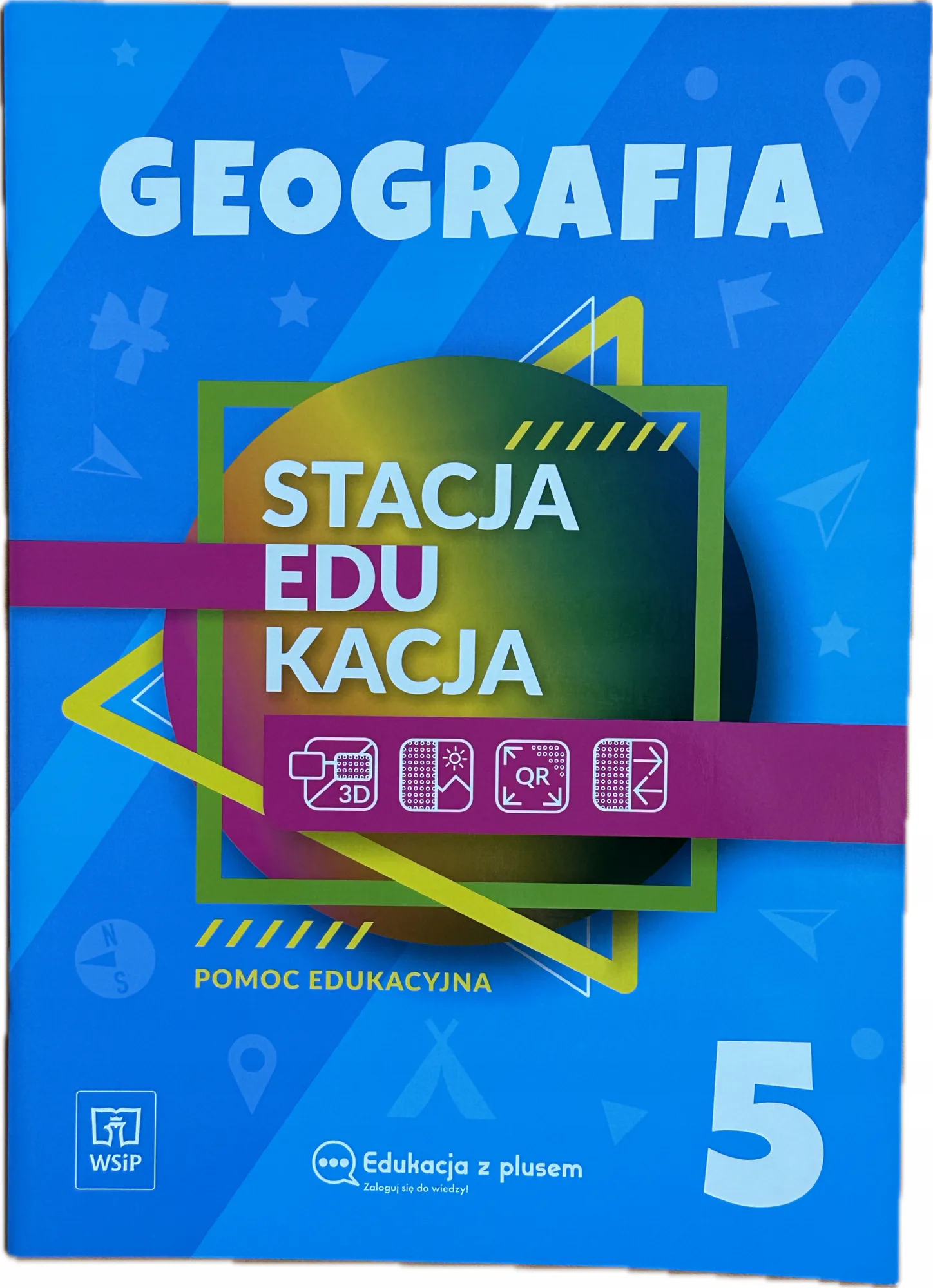 Okładka: Geografia klasa 5 WSIP pomoce edukacyjne ściąga STACJA EDUKACJA