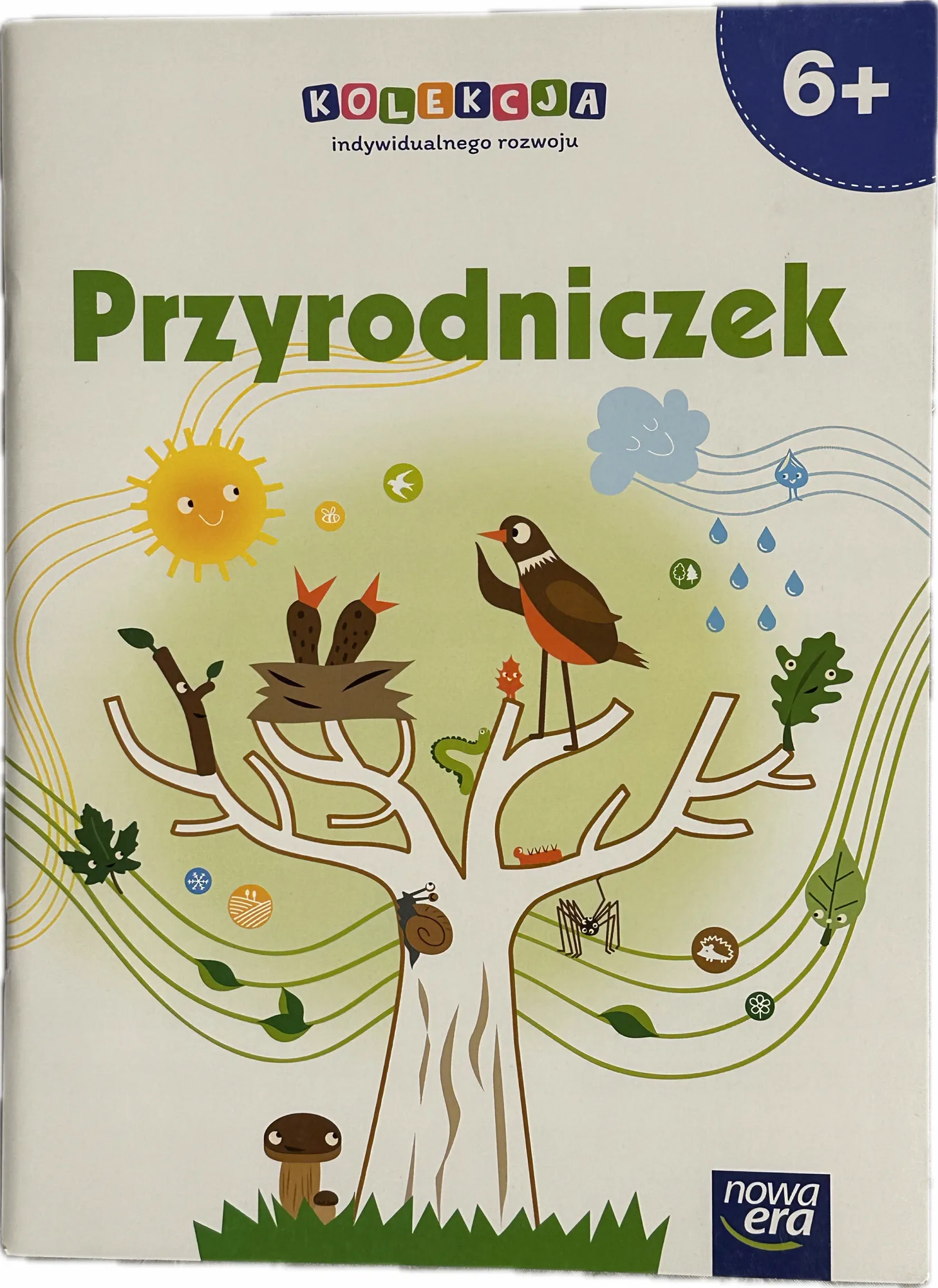 Okładka: Przyrodniczek 6+ sześciolatek 6 lat przyroda środowisko NOWA ERA ćwiczenia