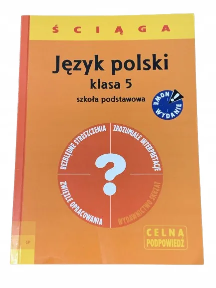 Okładka: OPRACOWANIA omówienia LEKTUR streszczenia ściąga klasa 5 lektury