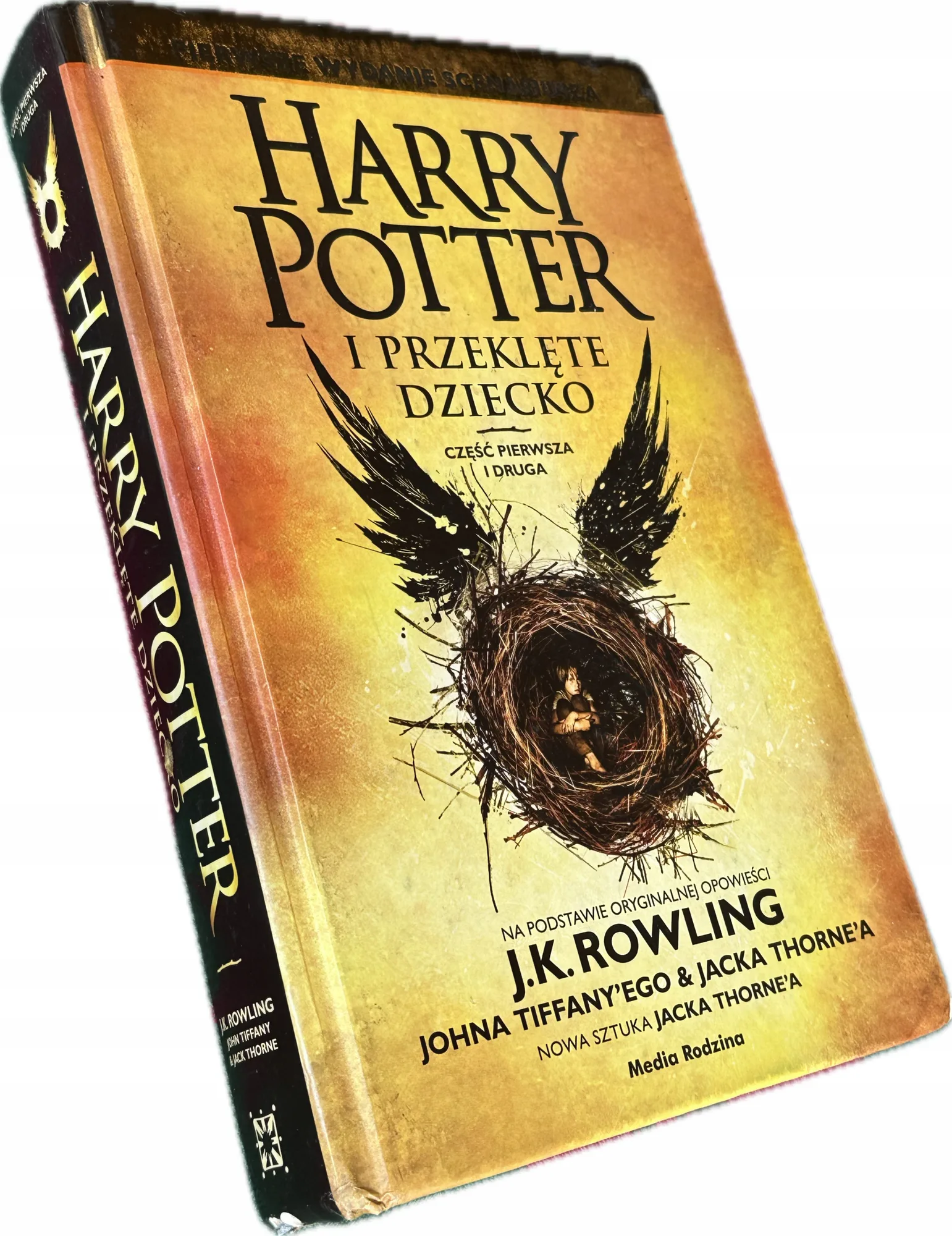 Okładka: Harry Potter i przeklęte dziecko J.K. Rowling twarda okładka