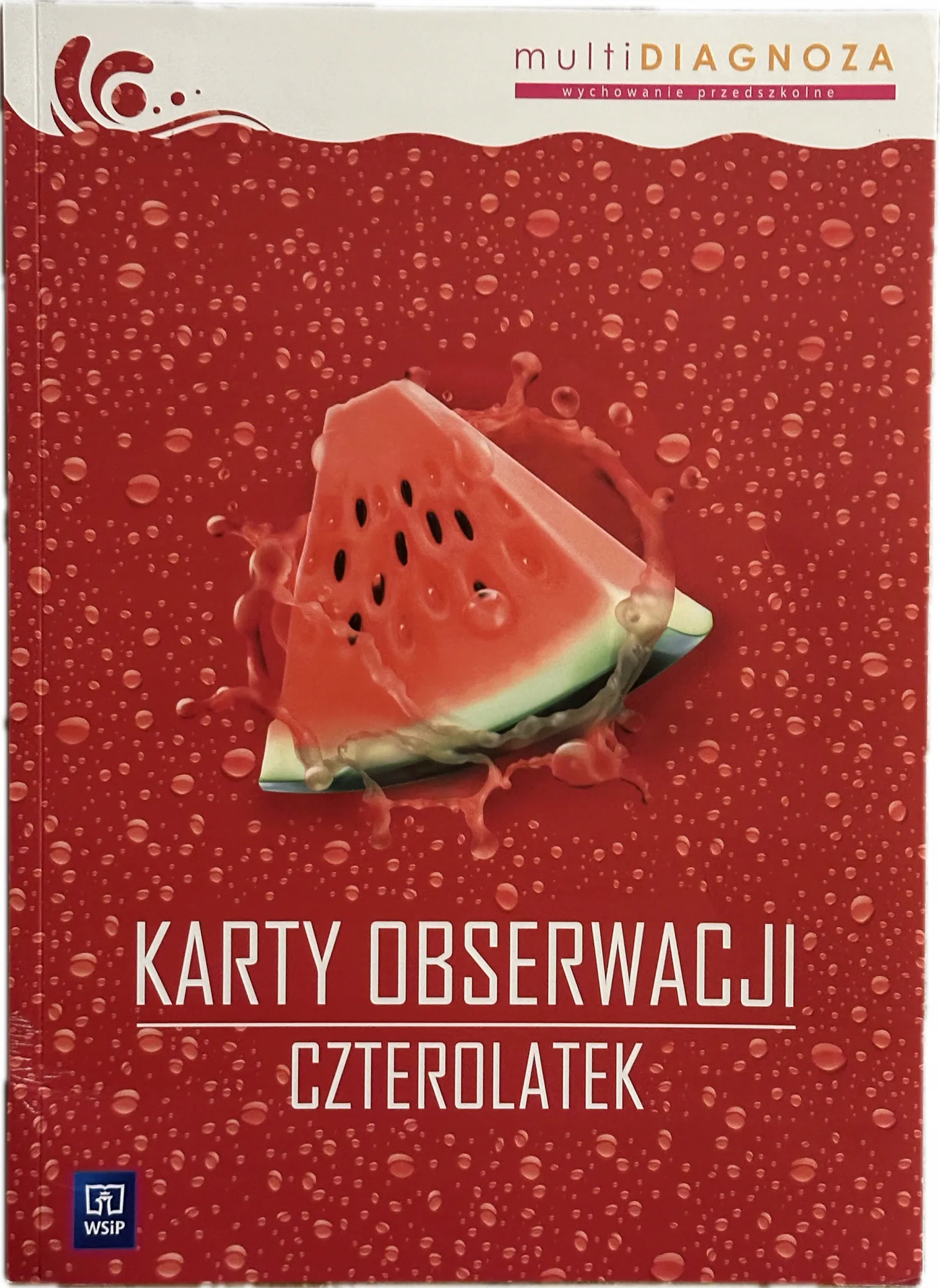 Okładka: Karty obserwacji badania pracy czterolatka 4 latka diagnoza WSIP