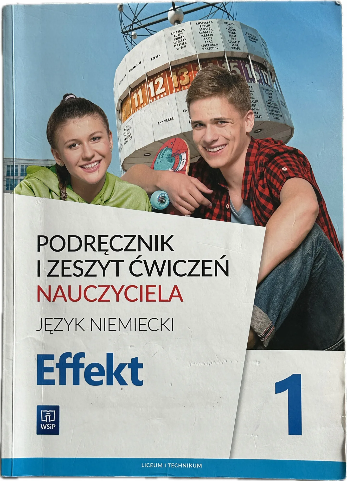 Okładka: Effekt 1 KSIĄŻKA NAUCZYCIELA język niemiecki poradnik WSIP
